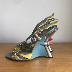 Prada Runway Racing Heels